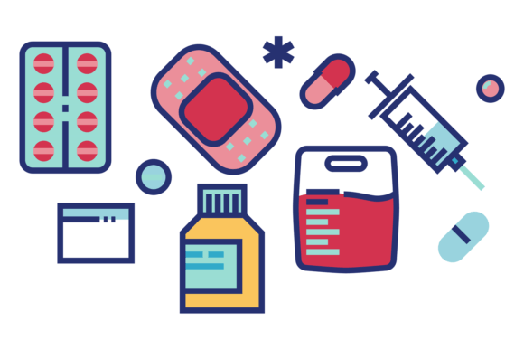 Download Treatment and Medical Supplies Icons. Co - Icons Collection