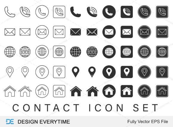 Download Contact Icon, Contact Icons Vector - Premium Resources