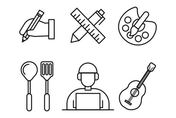 Download Creativity Innovation Set of Web Icons - Icons Collection