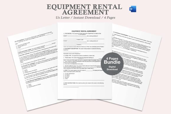 Download Equipment Rental Agreement - Rental Collection