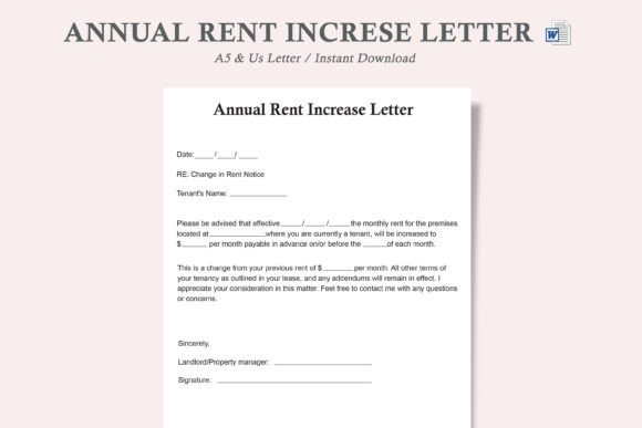 Download Rental Increase Notice - Rental Collection