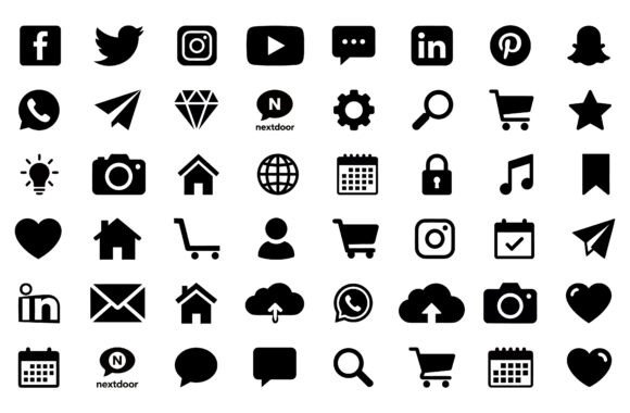 Download Web and Business Icons for Websites Apps - Premium Bundle
