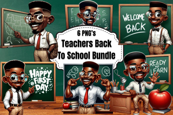 Download 6 African American Male Teacher Clipart - Teacher Collection
