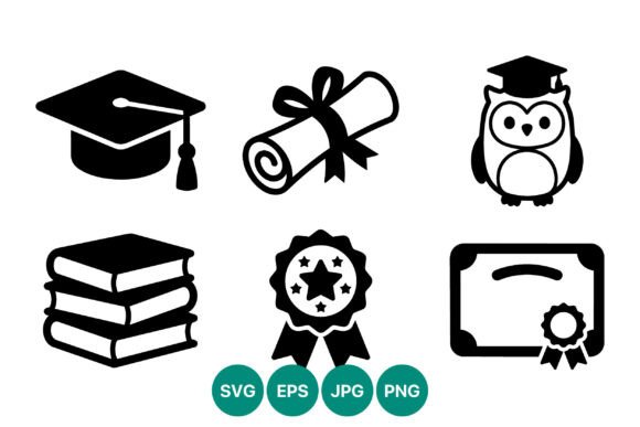 Download Graduation Cap Owl Diploma Icons - Icons Collection